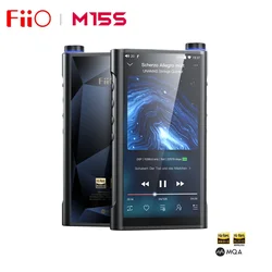 FiiO M15S Hi-Res Audio Android10 Music Player Snapdragon 660 with ES9038PRO 5.5inch MP3 Player LDAC/WiFi/MQA/Bluetooth 5.0