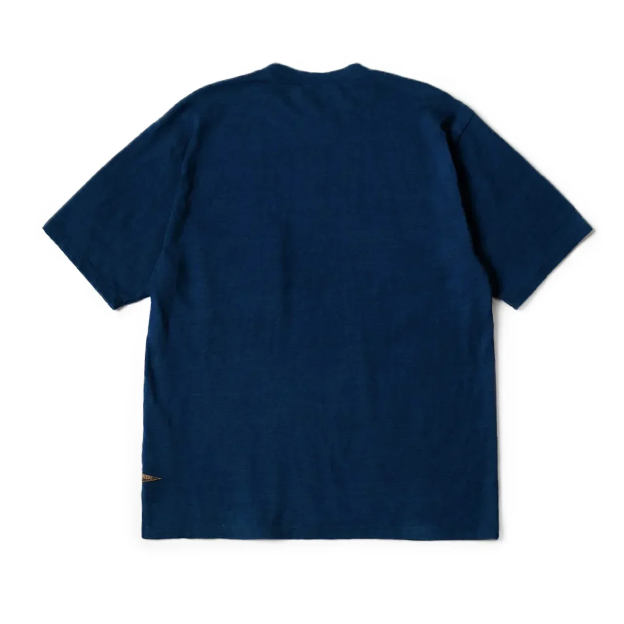 24SS KAPITAL Hirata and Hiroshi Casual Blue Dyed Indian Flag Cotton Round Neck Loose Short Sleeved T-shirt Japan Style