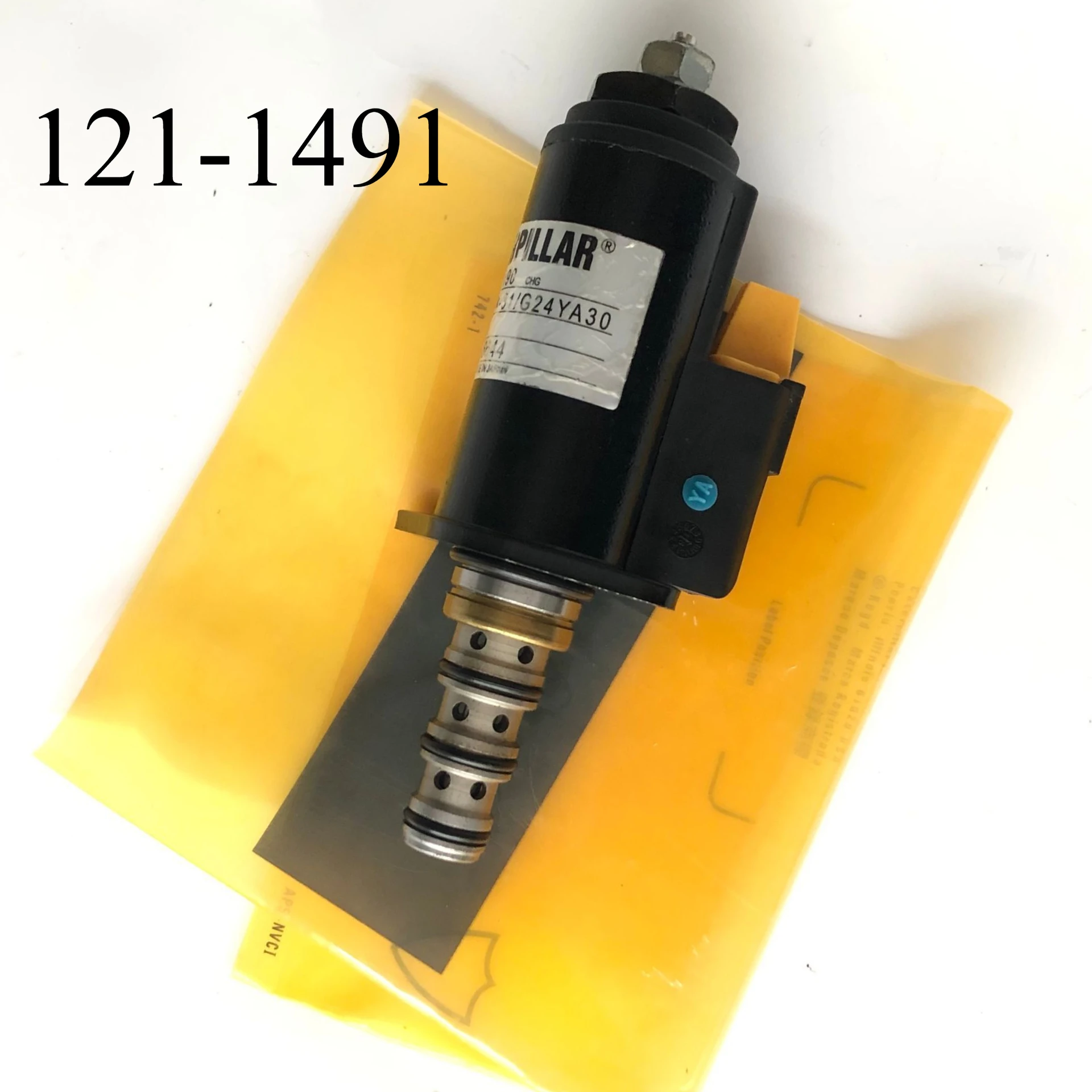 

121-1491 Excavator Rotary Solenoid Valve For Ca Terpillar E320B/C/D 315C 325C 1211491 KWE5K-31 G24DA30 CA