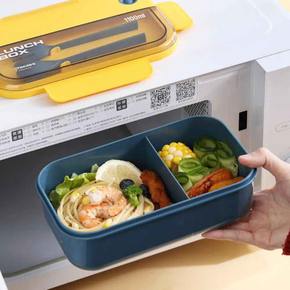 Lunch Box 2 Layers Lunch Box Student Office Worker Microwaveable Heated Bento Box Refrigerated Outdoor Food Storage Containers