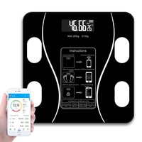 Bluetooth Body Fat Scale Wireless Bathroom Floor Smart Electronic Digital Scale Balance Body Composition Analyzer Smartphone App