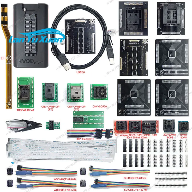 

2025 SVOD Programmer VER-4 SVOD4 Project Programmer 22adapter +EFI Ribbon Cable