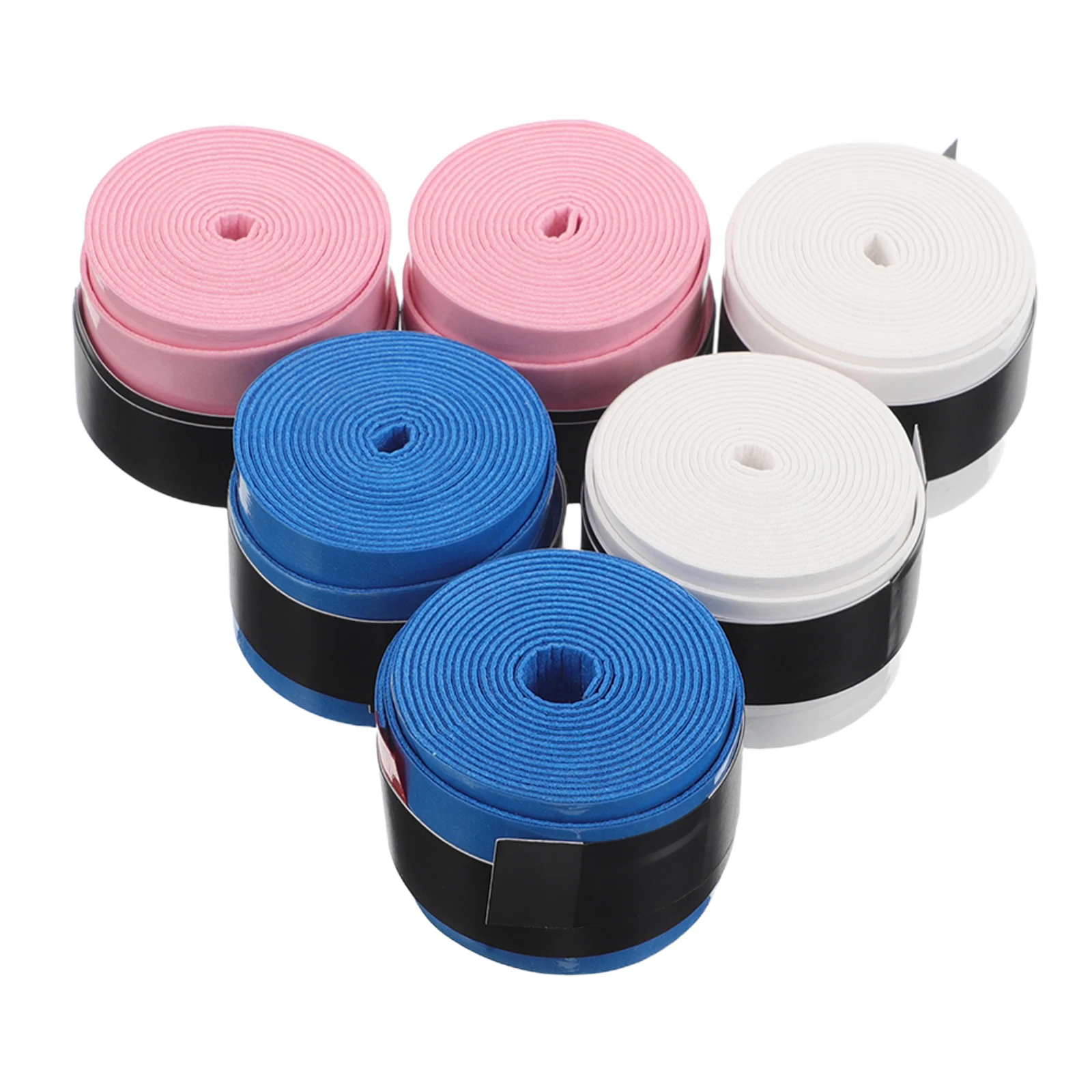 

6 Pcs Badminton Racket Glue Handle Tape Accessories Anti-slip Overgrip Adhesive