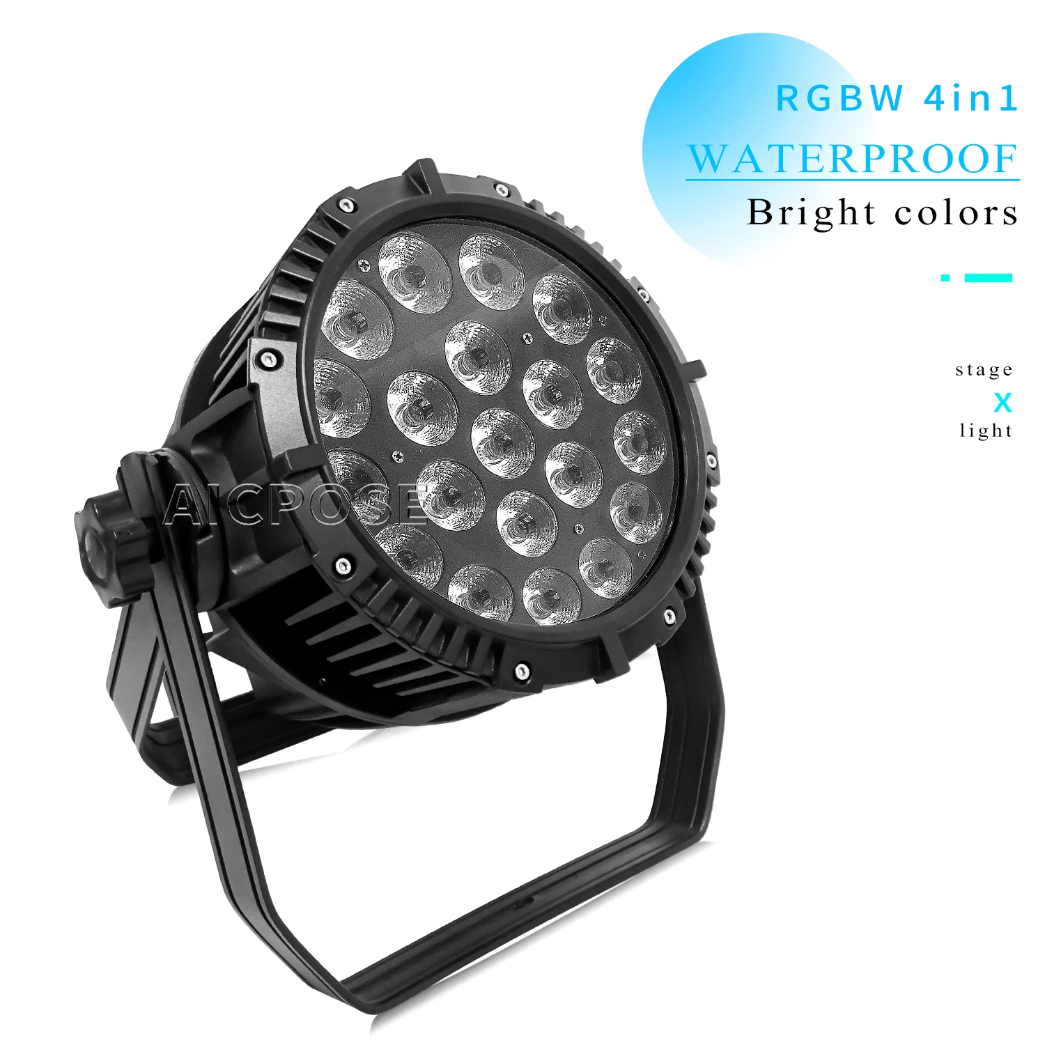 20x12W RGBW/20x18W RGBWA+UV 6 in 1 LED Par Light IP65 Waterproof Stage Light DMX Control DJ Disco Equipment Stage Lighting