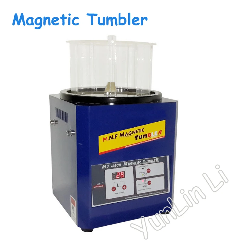 110V/220V Magnetic Tumbler Jewelry Polisher Super Finishing Machine MT-260B