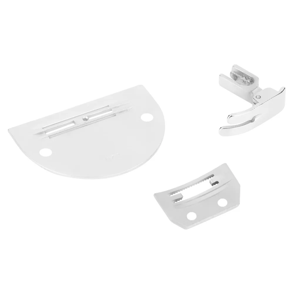 

3PCS Iron Industrial Sewing Machine Accessories Easy Disassembly Precise Stitching Needle Plate Heavy Duty Professional Quality