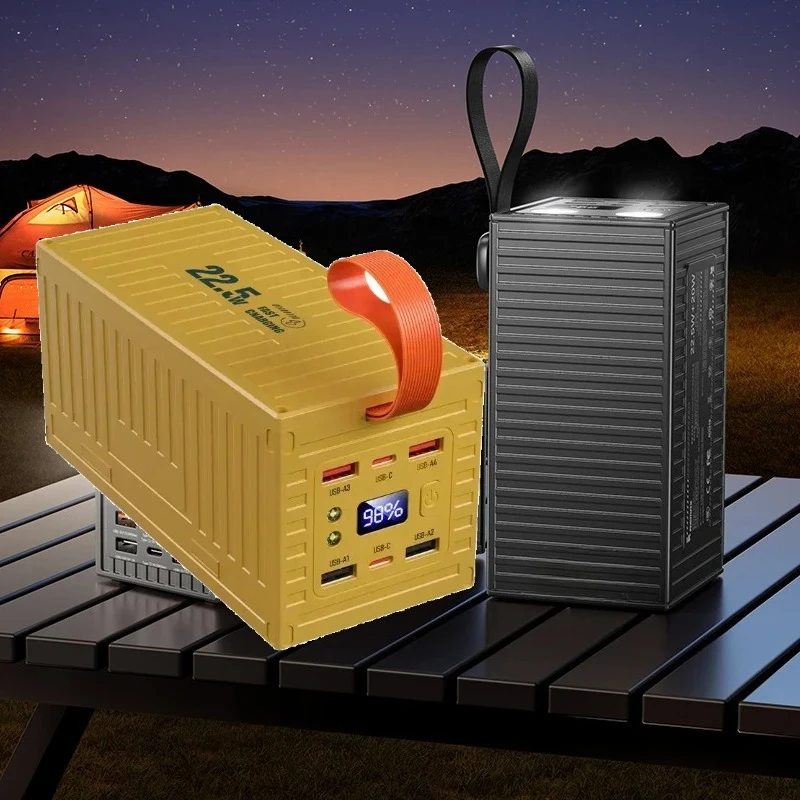 2025 New PD 22.5W 60000mAh Power Bank QC 3.0 Portable Charger Powerbank Fast Charging External Spare Battery for IPhone Xiaomi