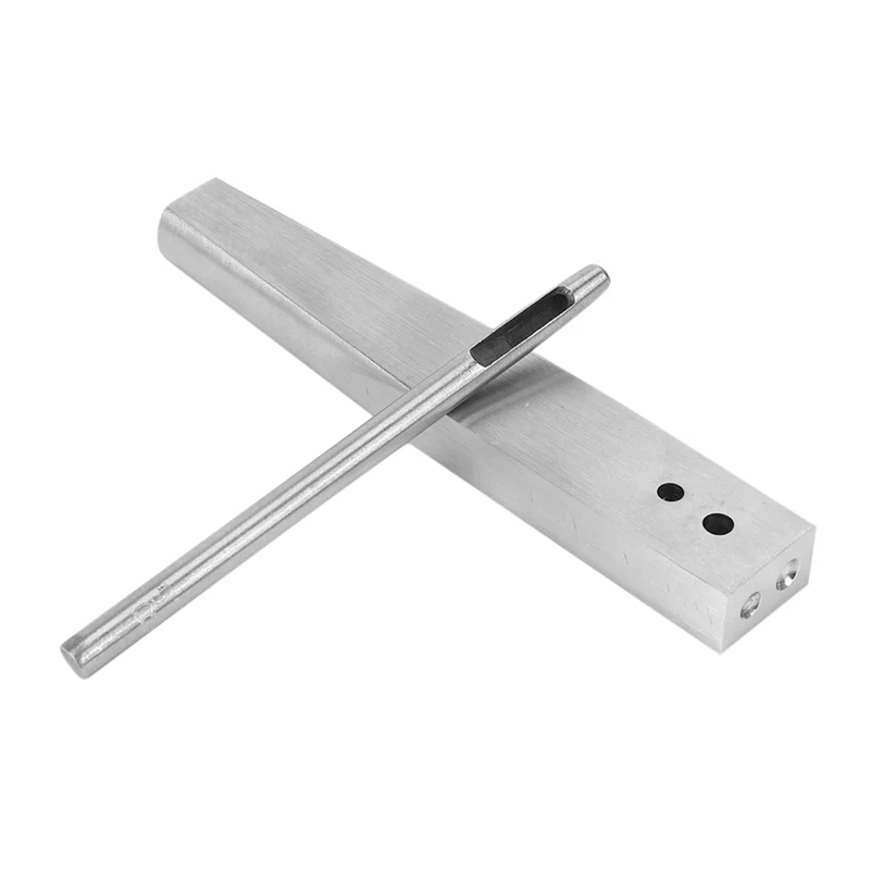 2 красных медных заклепок и заусенцев с устройством установки заусенцев, медный заклепочный зажим, инструмент для установки и дырокол-B61B