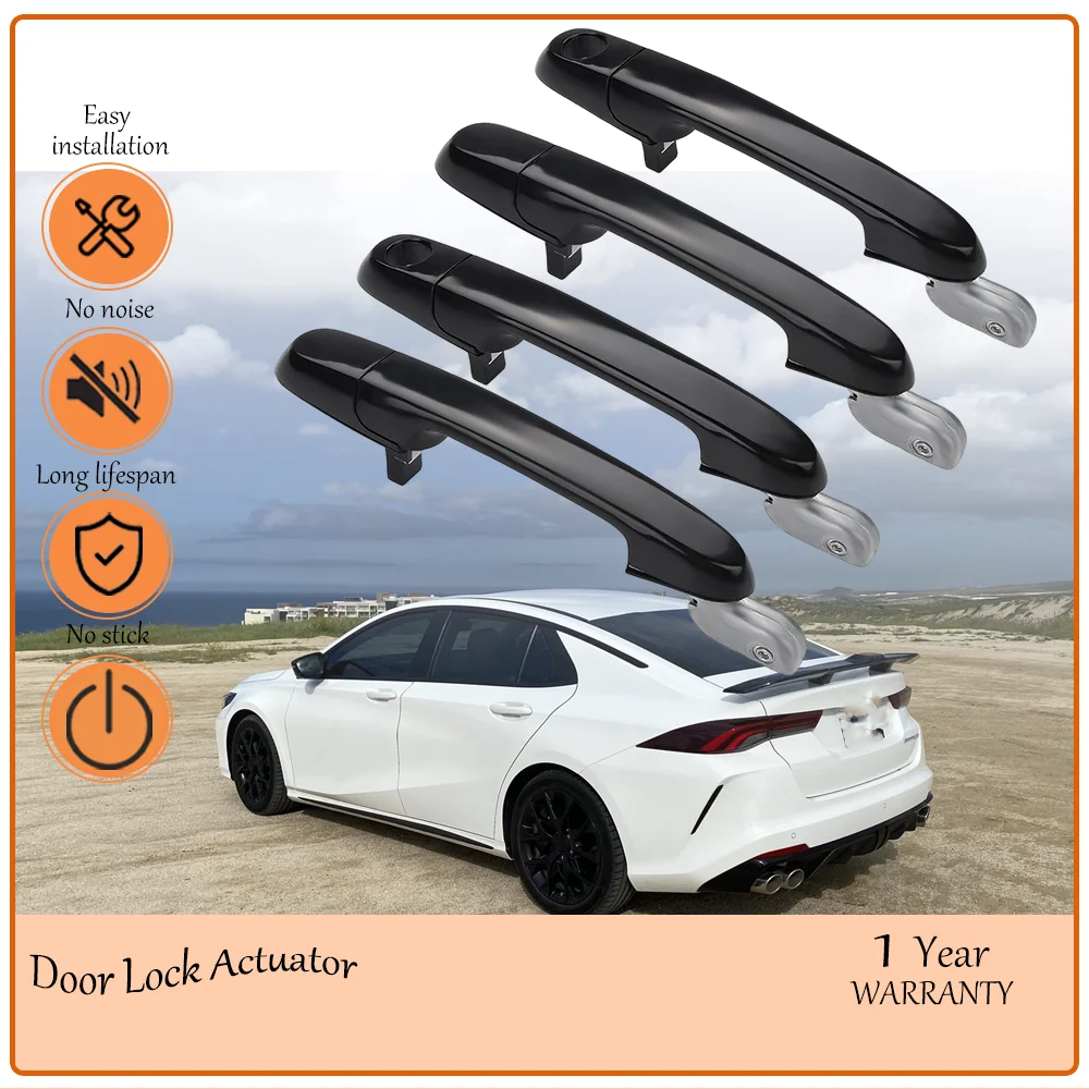 

4Pcs Exterior Door Handle Set for 2006-2011 Hyundai Accent Dodge Attitude Front Rear Left Right Outside Handle oem 82650-1E050