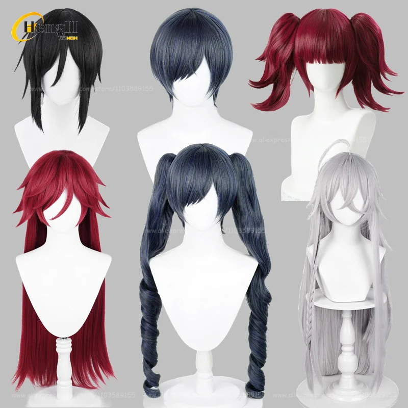

Anime Sebastian Michaelis Ciel Phantomhive Mey Rin Grell Sutcliff Under Taker Wigs Heat Resistant Hair Party Cosplay Anime Wigs
