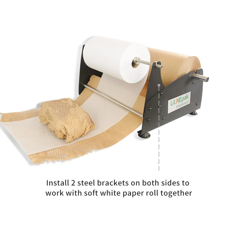 نظام محطة التغليف الصغيرة الورقية اليدوية على شكل قرص العسل من ULINEpak #5