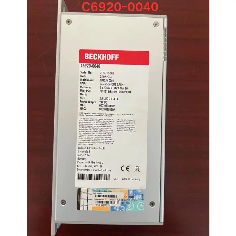 C6920-0040 PLC Functional test OK Latest Prices as of June 2026