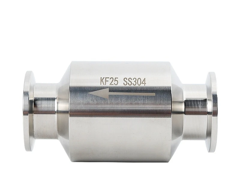 

304 Stainless Steel Vacuum Check Valve KF Check Valve Exhaust , Vacuum Pump