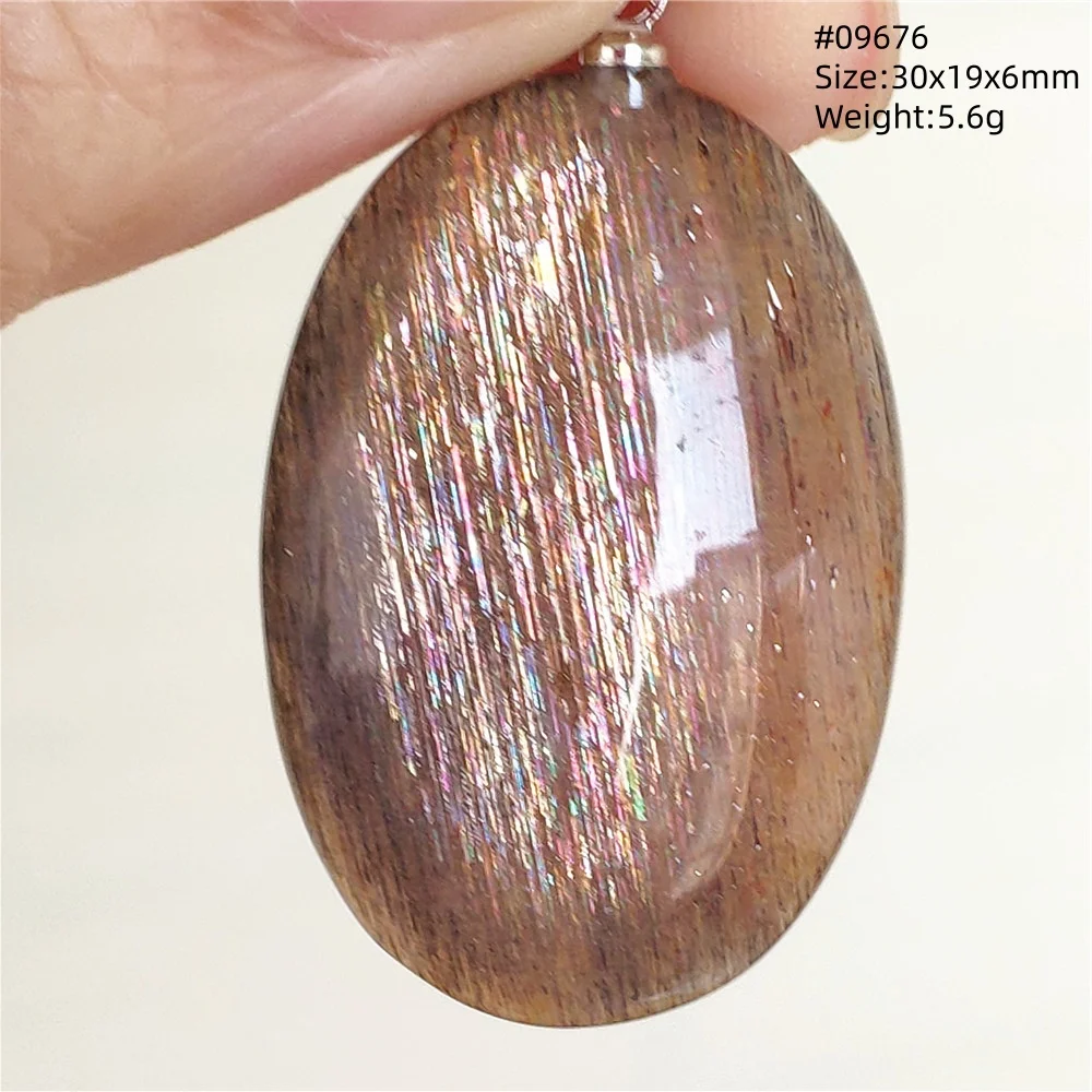 Natural Black Moonstone Orange Sunstone Pendant Necklace Moonstone Heart Water Drop Women Rare Gemstone Super 7 AAAAAA