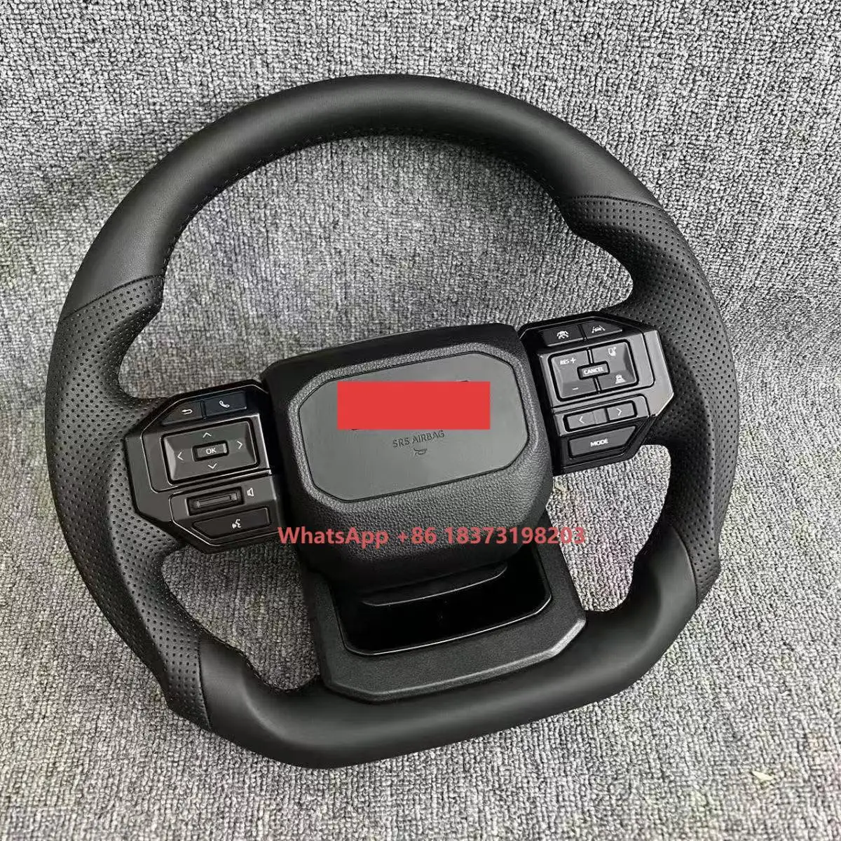 

New Prado 2025 LC250 Leather Steering Wheel for Prado 120 150 LC70 LC200