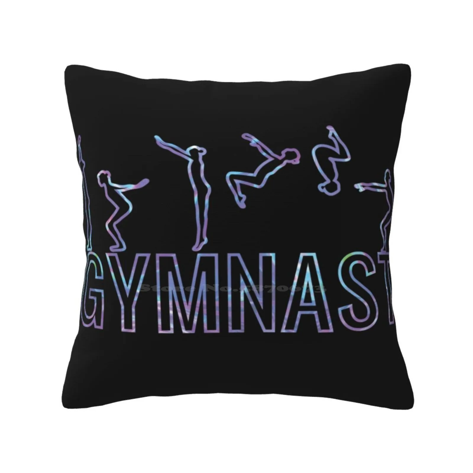 Gymnast-Holographic Fashion Sofa Throw Pillow Cover Pillowcase Gymnastics Back Tuck Back Sault Flip Holographic