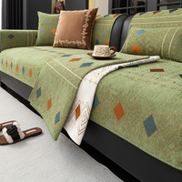 Bohemian Style Sofa Cushion L Shaped Corner Sofa Seat Cover All-season Universal Non-slip Backrest Couch Towel Armrest Slipcover