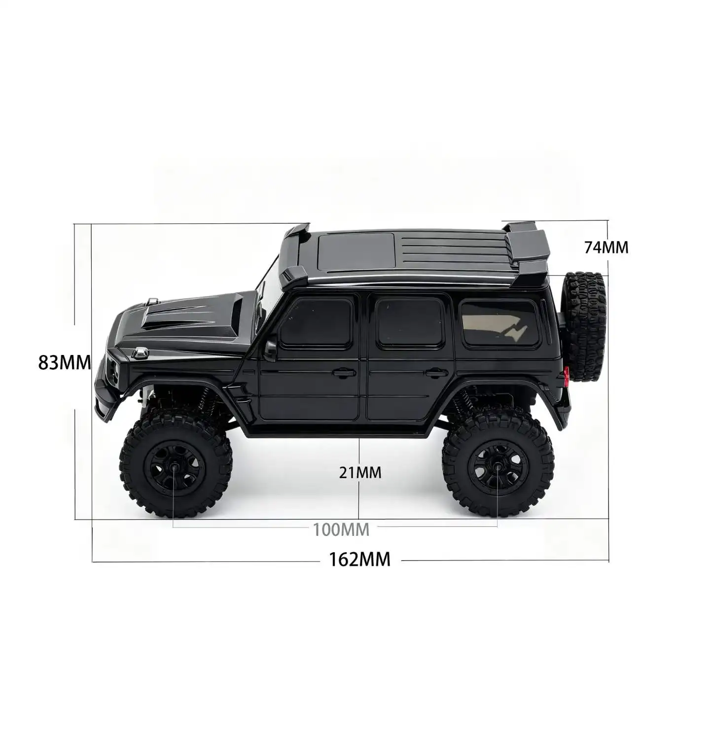 AX30 1/30 Mini RC Crawler Car 4WD RTR Vehicle 3km/h Off-road Climbing Truck Model 2.4G Remote Control ESC Brushed Motor Toy Part