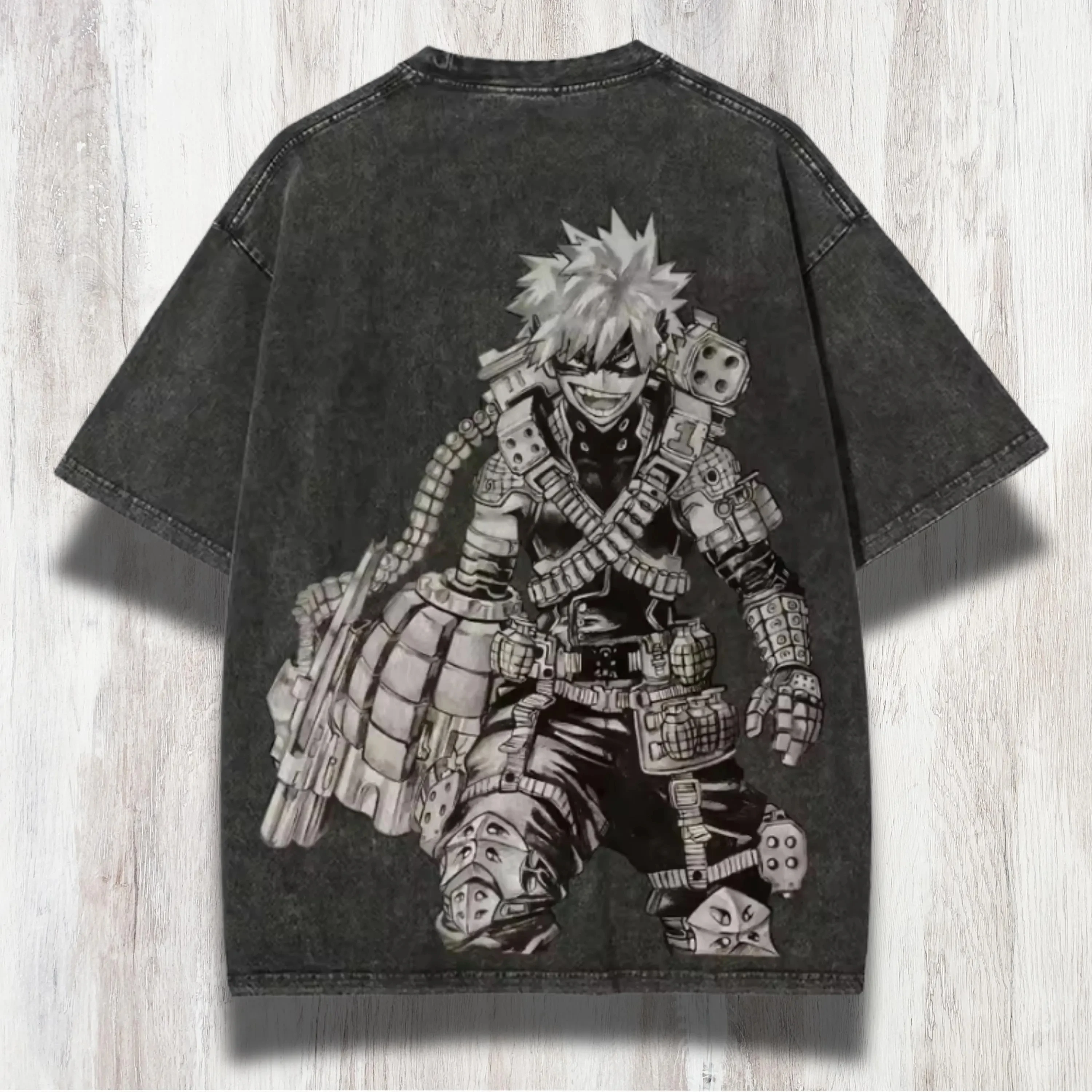 

2026 Washed Cotton Jujutsu Kaisen T-Shirt Fushiguro Megumi Kugisaki Nobara Anime Graphic Oversized Tee Loose Fit