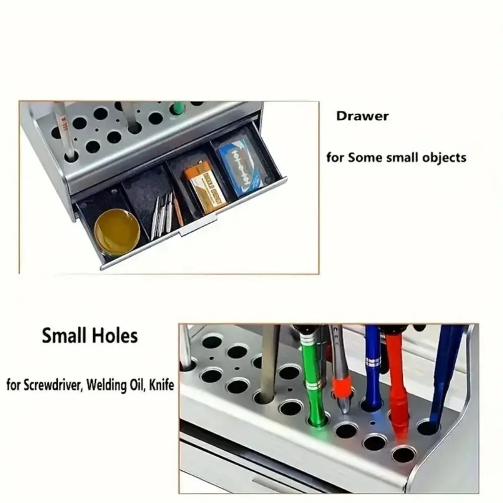 

Sturdy Material Multifunctional Maintenance Tool Storage Box Durable Construction Desktop Organizer