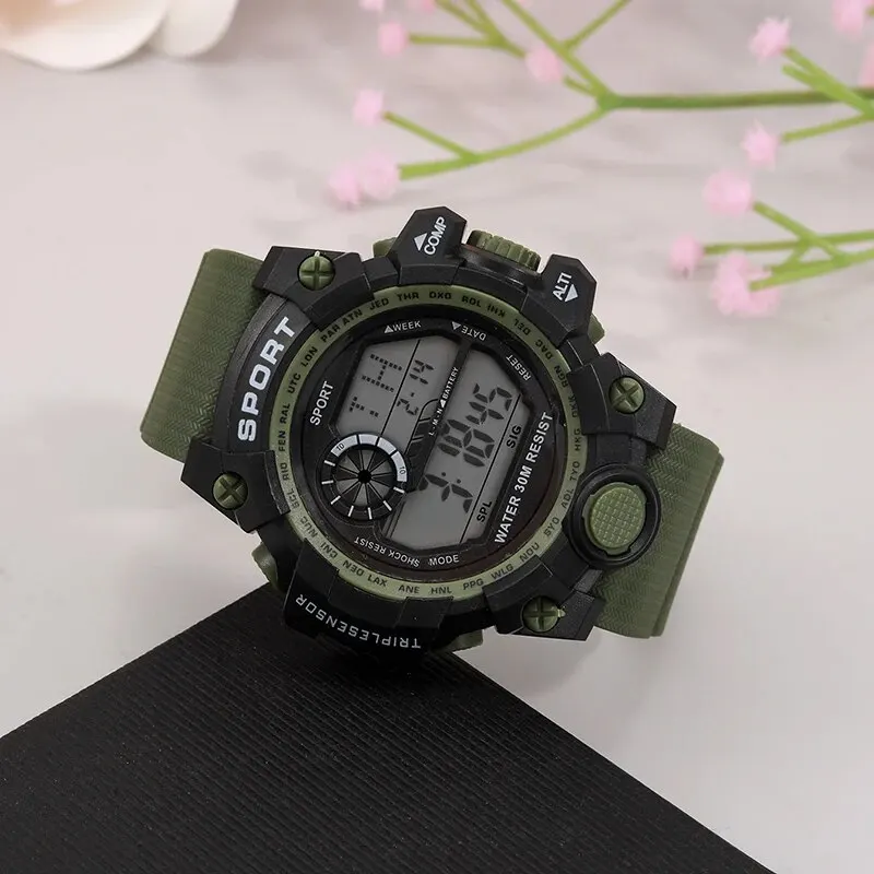 New Men Luxury Electronic Watches Luminous Fashion Sport Watches For Man Calendar Date Clock Motorcycle Pendant