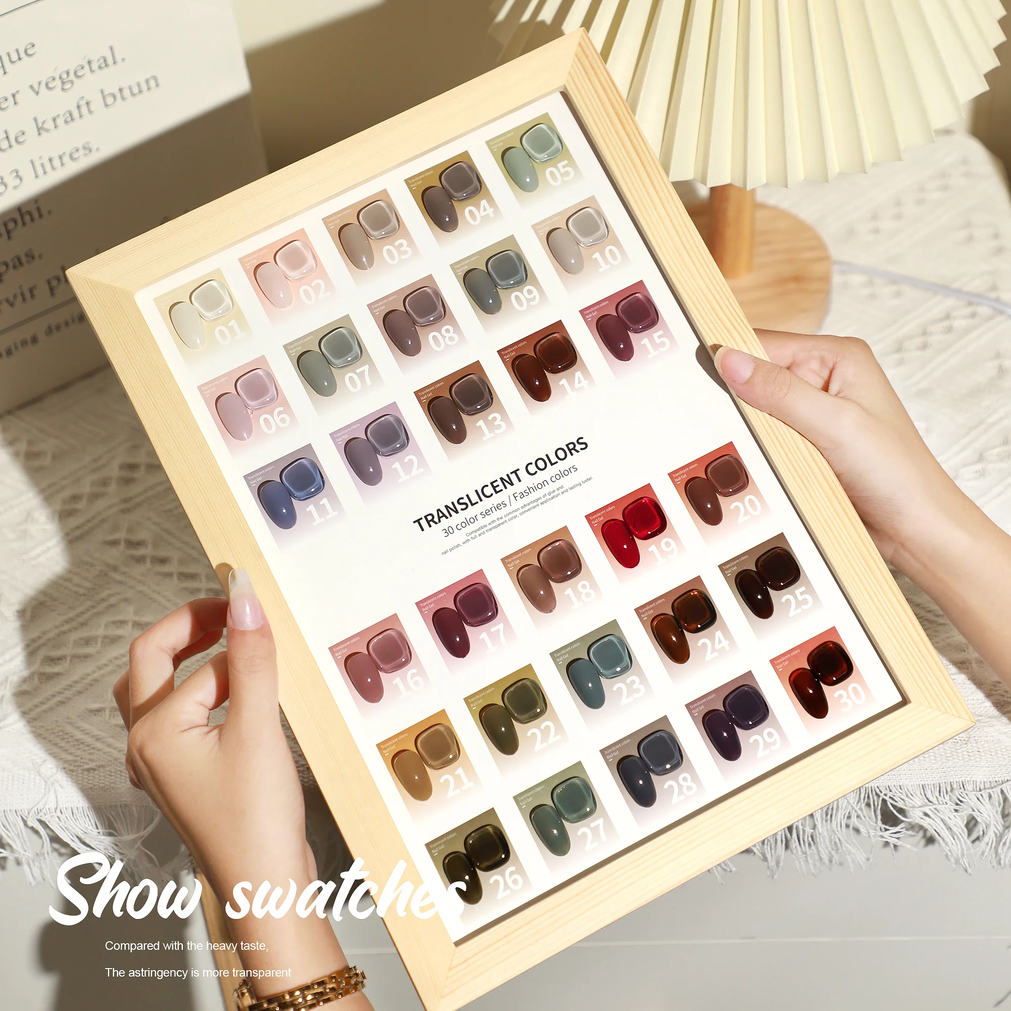 AS Colors Jelly Amber Gel Nail Polish Semi Permanent UV Gel Brown Translucent Gradient Leopard Print Nail Art Gel Varnishes