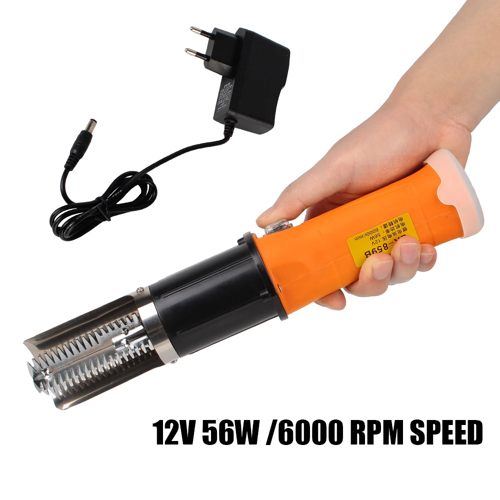 

6000 RPM Electric Fish Scaler Fish Scale Planer Fishing Scalers Scraper Kitchen Tools EU Plug