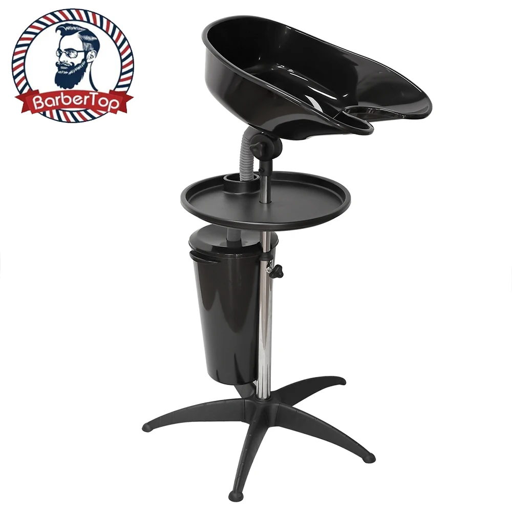 

Shampoo Wash Basin Mobile Height Adjustable Hair Car Hairdresser Hair Wash Tub Sink Beauty Salon Home Barbershop Accessories