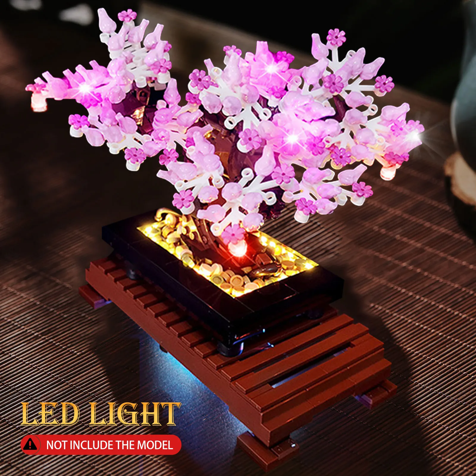 LYBMTWF LED-verlichtingsset voor 10281, compatibel met Creator Expert Bonsai Tree-model (niet inbegrepen bouwstenenset)