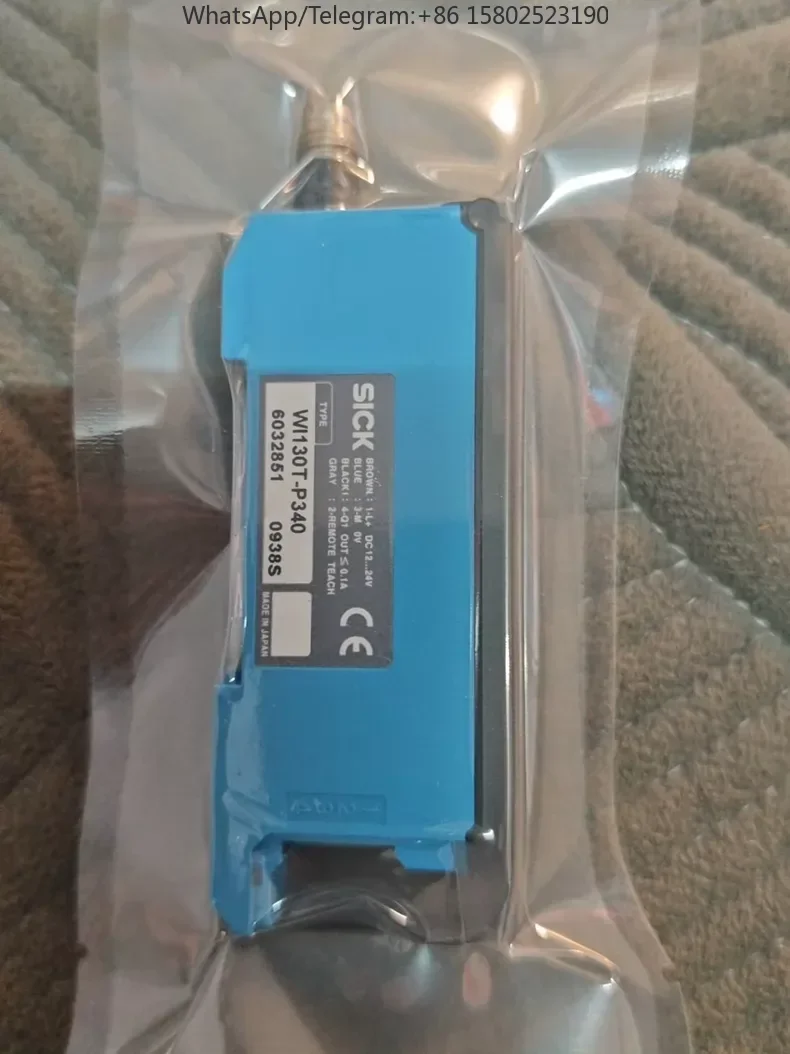 SICK WI130T-P340 6032851 MINIATURE PHOTOELECTRIC SENSORS W130 Rectangular Single teach-in button  Cable