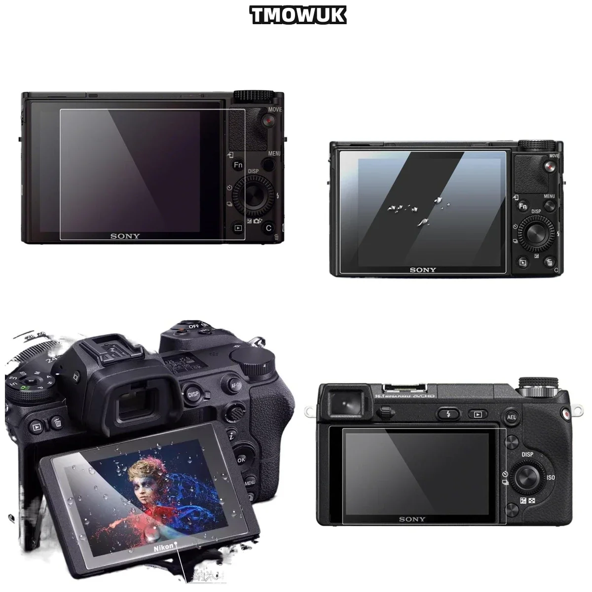 For SONY  A6600 A6000 A6300 A5000 A6500 NEX6 NEX-5N NEX-7 Tempered Glass Screen Protector 9H HD Film