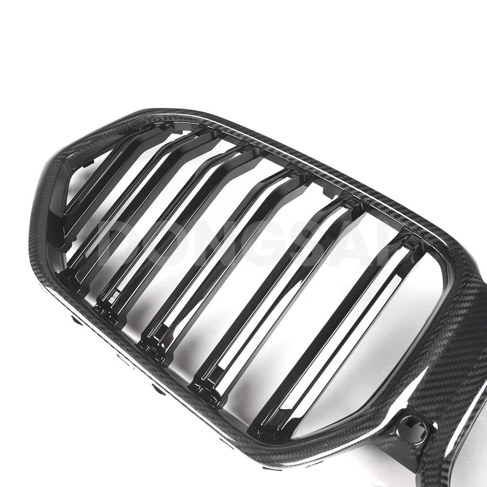 Hot selling:Front Bumper Grill for X6 G06 Dual Slats Prepreg Dry Carbon Car Front Grilles
