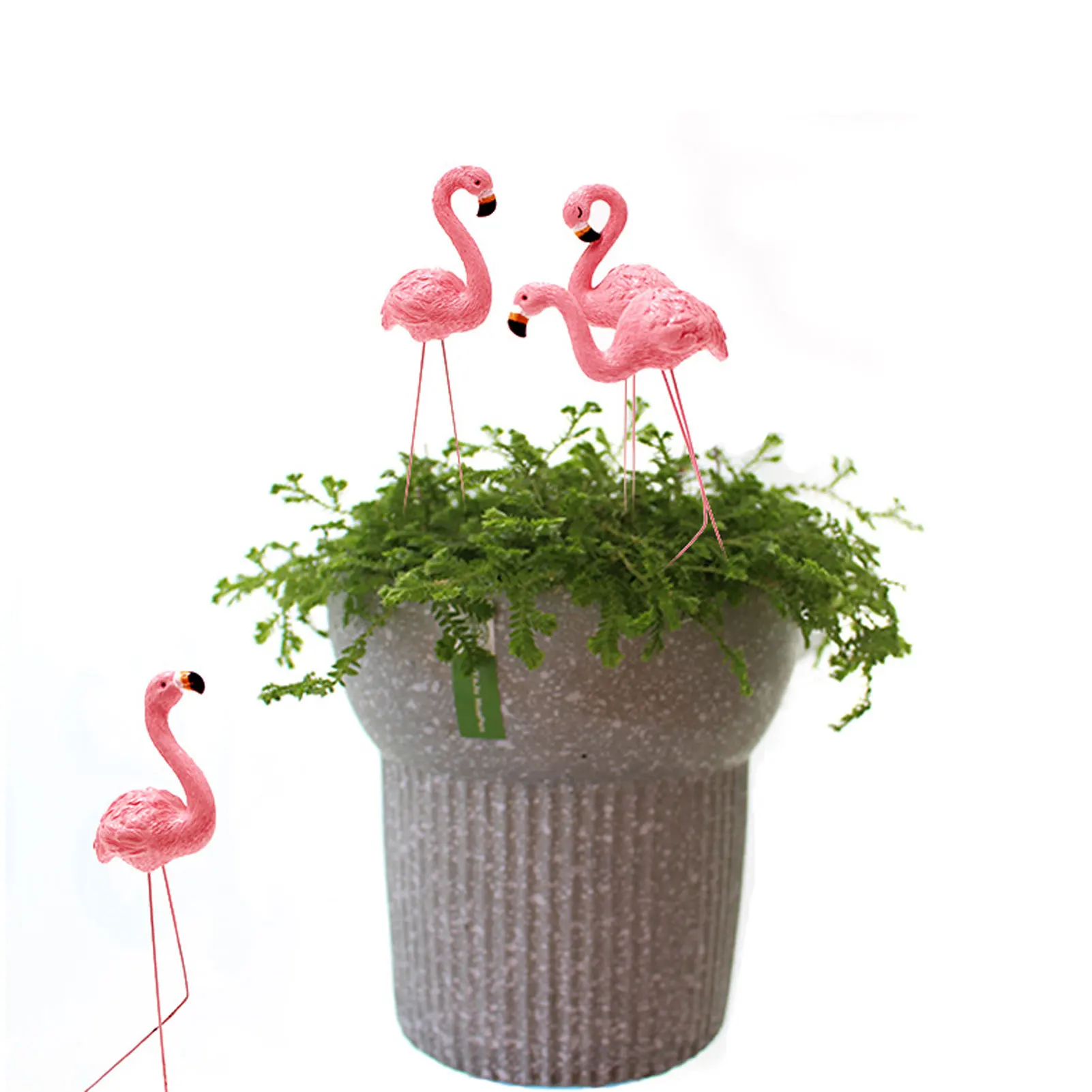 Cute Flamingo Gifts Beautiful Practical Stylish Appearance Fine Details Resin Material Flamingo Yard Statue for Gifts