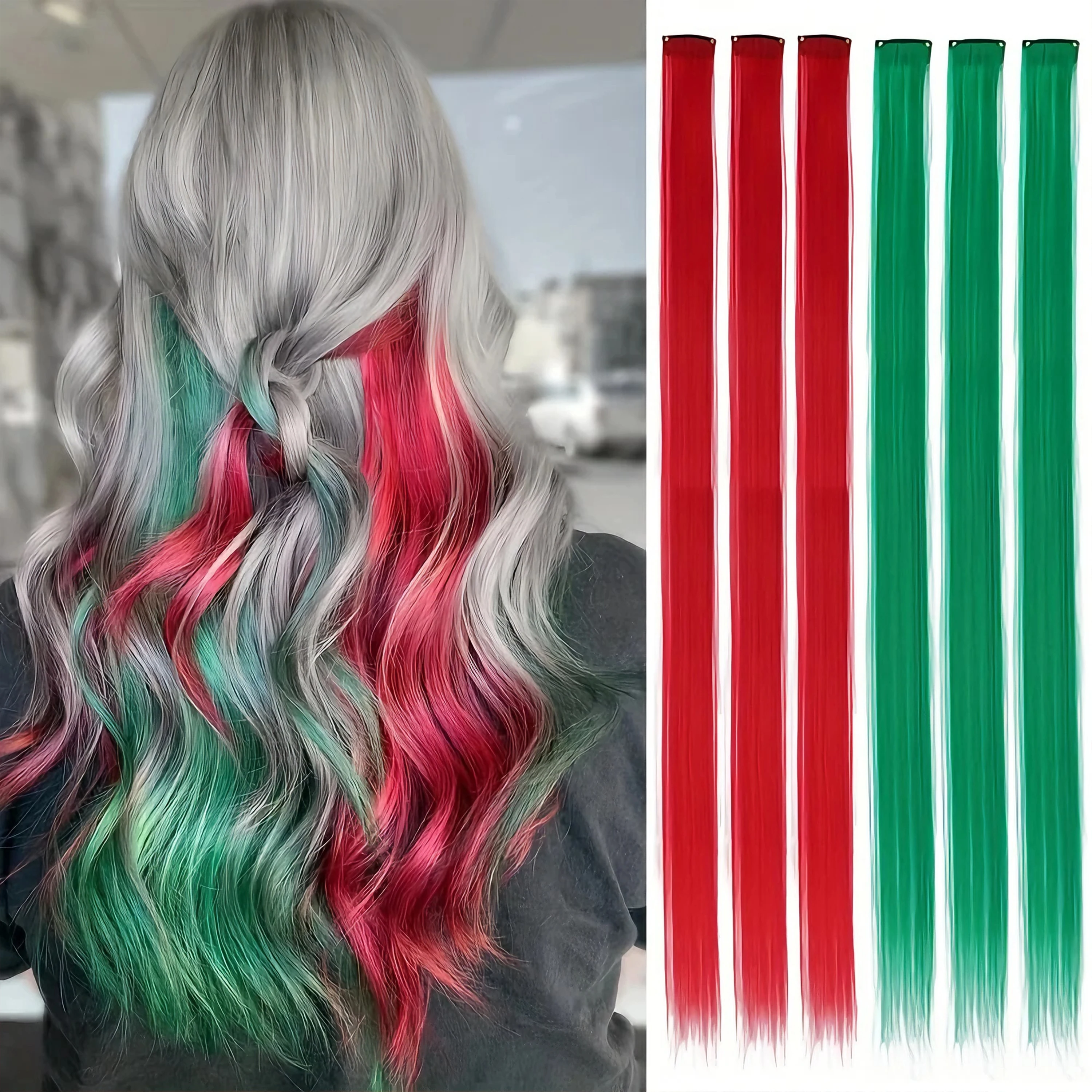 

Wigs On Clearance Sale | 18 Colors Glueless Synthetic Clip In Wigs Budget Friendly For Cosplay Lolita Daily Wear