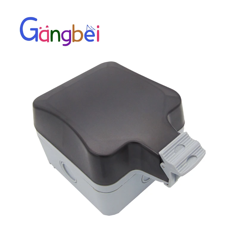 

Rain proof outdoor outdoor bathroom kitchen bathroom switch socket waterproof box The type 86 IP66