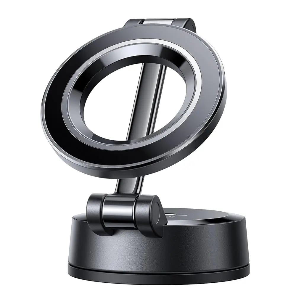 

Car Phone Mount [70LBS Powerful Suction] for Magsafe Car Mount, 360° Adjustable Suction Cup Phone Mount Dashboard & Windshie