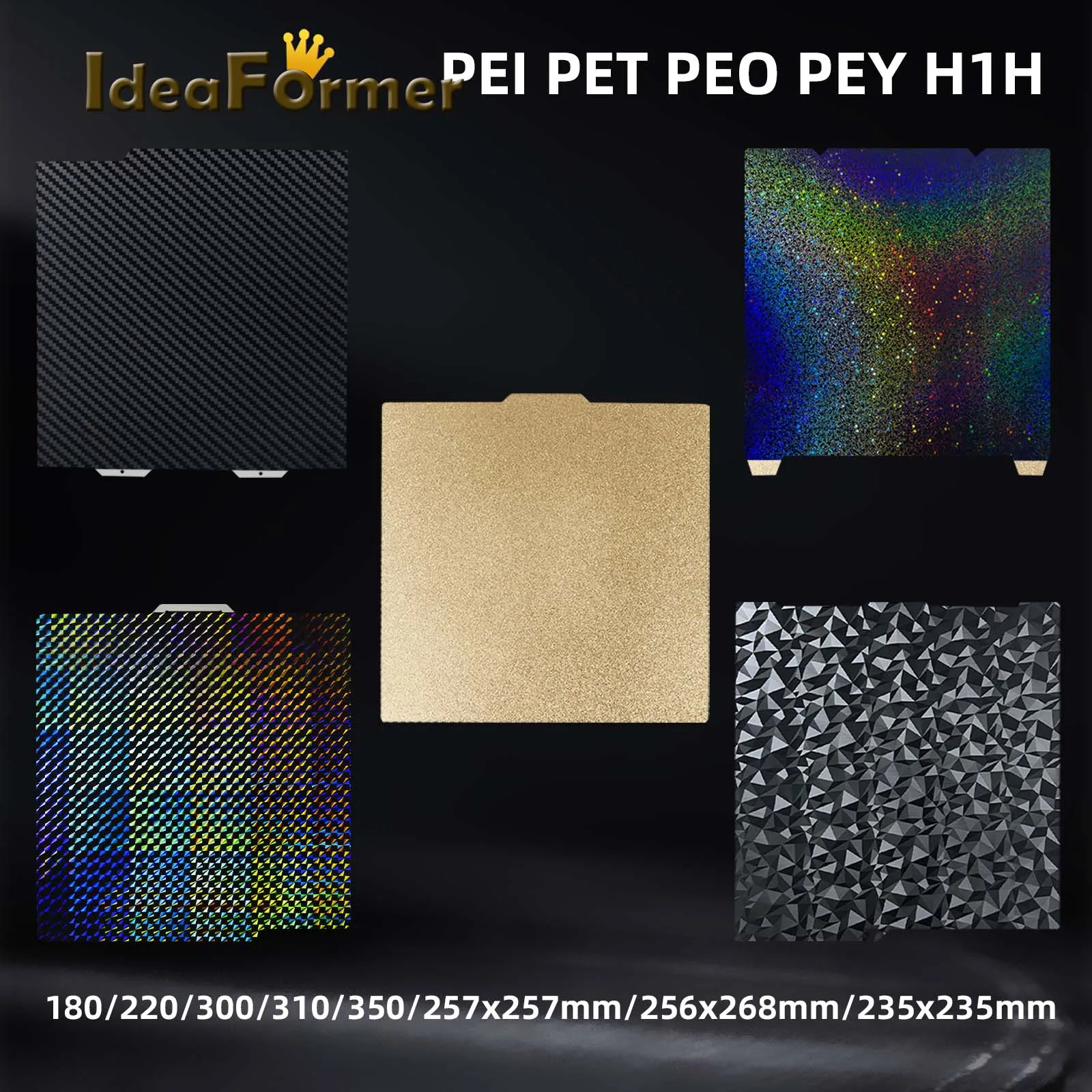 

PEI PEO PET Build Plate For Bambu Lab X1 P1P H1H Build Plate 220 235 257 310 PEI PEY Magnetic Build Plate For Creality Ender 3