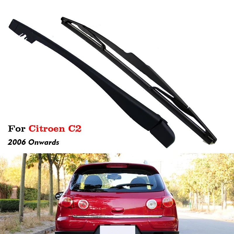 BEMOST Auto Car Rear Windscreen Windshield Wiper Arm Blade Soft Natural Rubber For Citroen C2 Hatchback Year From 2002 To 2018