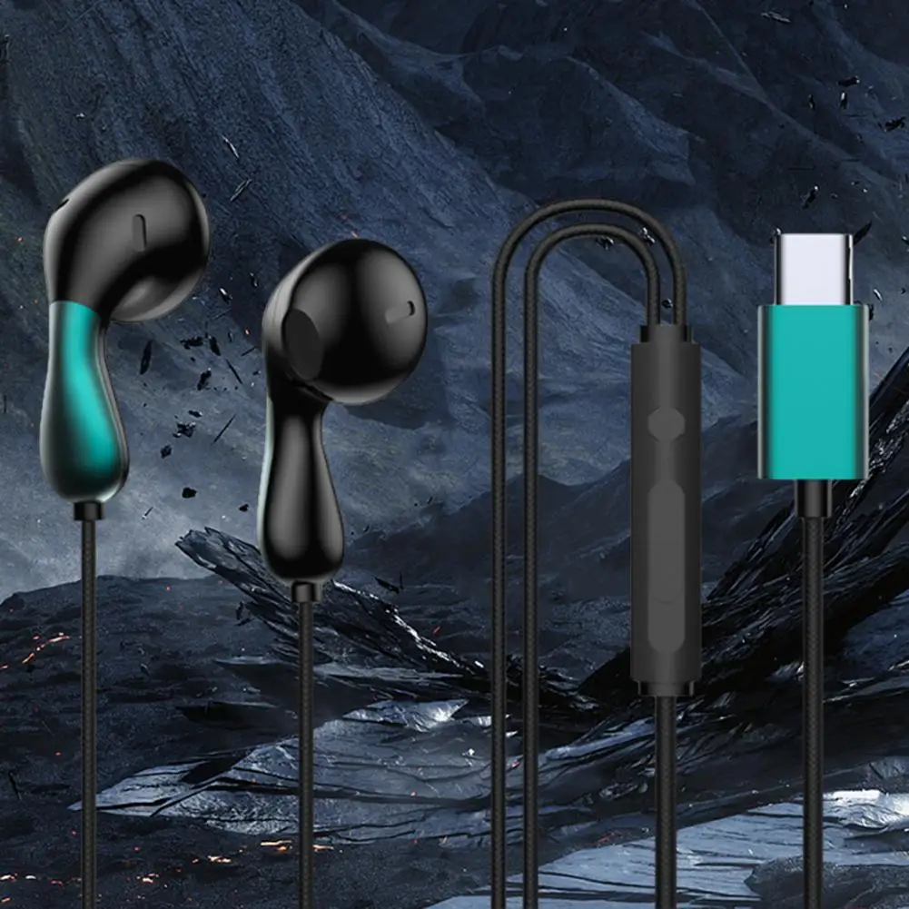 Hifi Sound Earphone Noise Reduction Wired Earphone Hifi Noise Canceling Wired Earphone for 3 5mm Type c In ear for Live