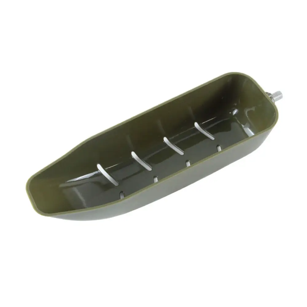 For Selco Carp Fishing Bait Spoon Deepened Plastic Scoop With Drain Holes Boilies Throwing Shovel Durable Groundbait Tackle Tool