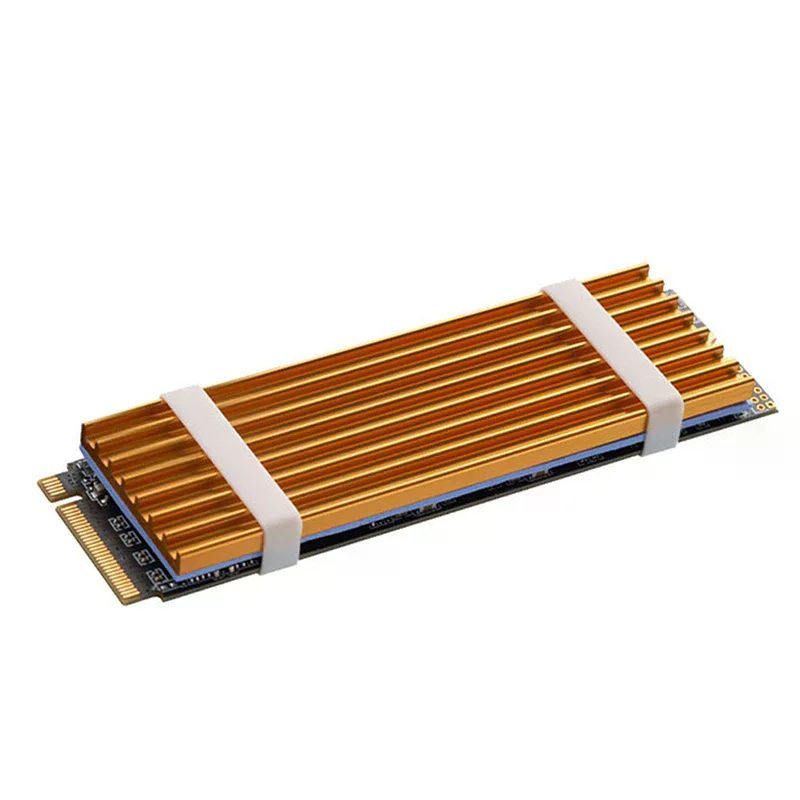Prevent NVMe Throttling! M.2 SSD Heat Sink Aluminum Heatsink Cooler, Thermal Cooling Pad For NGFF 2280 Drives