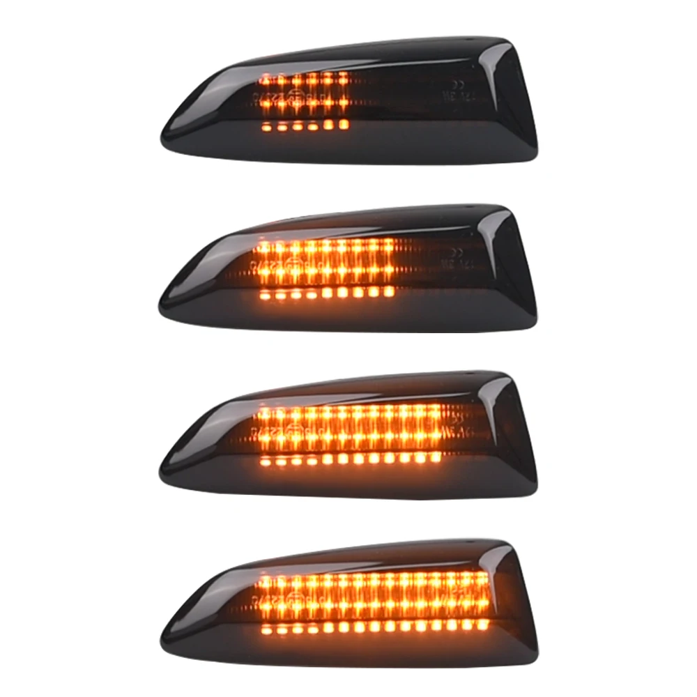 2 Stück LED Dynamische Seitenmarkierungsleuchte Blinklicht Sequentieller Blinker für Opel Astra J Astra J K Zafira C Insignia B Grandland X – Detail 3