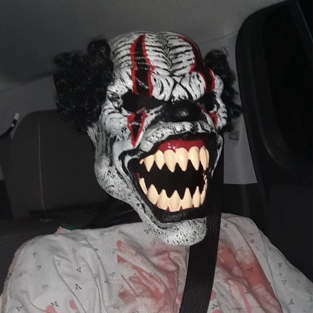 Horror Gruselige Böse Maske Halloween-Kostüm Unheimlicher Teufel Zombie Grimasse Cosplay Party – Detail 2