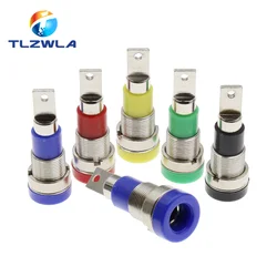 5PCS 4MM Binding Post Banana Socket panel mount Test Probe connector Female Jack Socket Plug Wire Connector