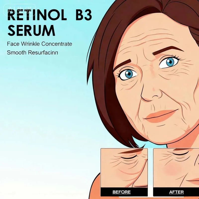 المضادة للتجاعيد الريتينول B3 الوجه جوهر ترطيب تتلاشى غرامة خط رفع ثبات إصلاح السلس تغذي تشديد سطع المصل