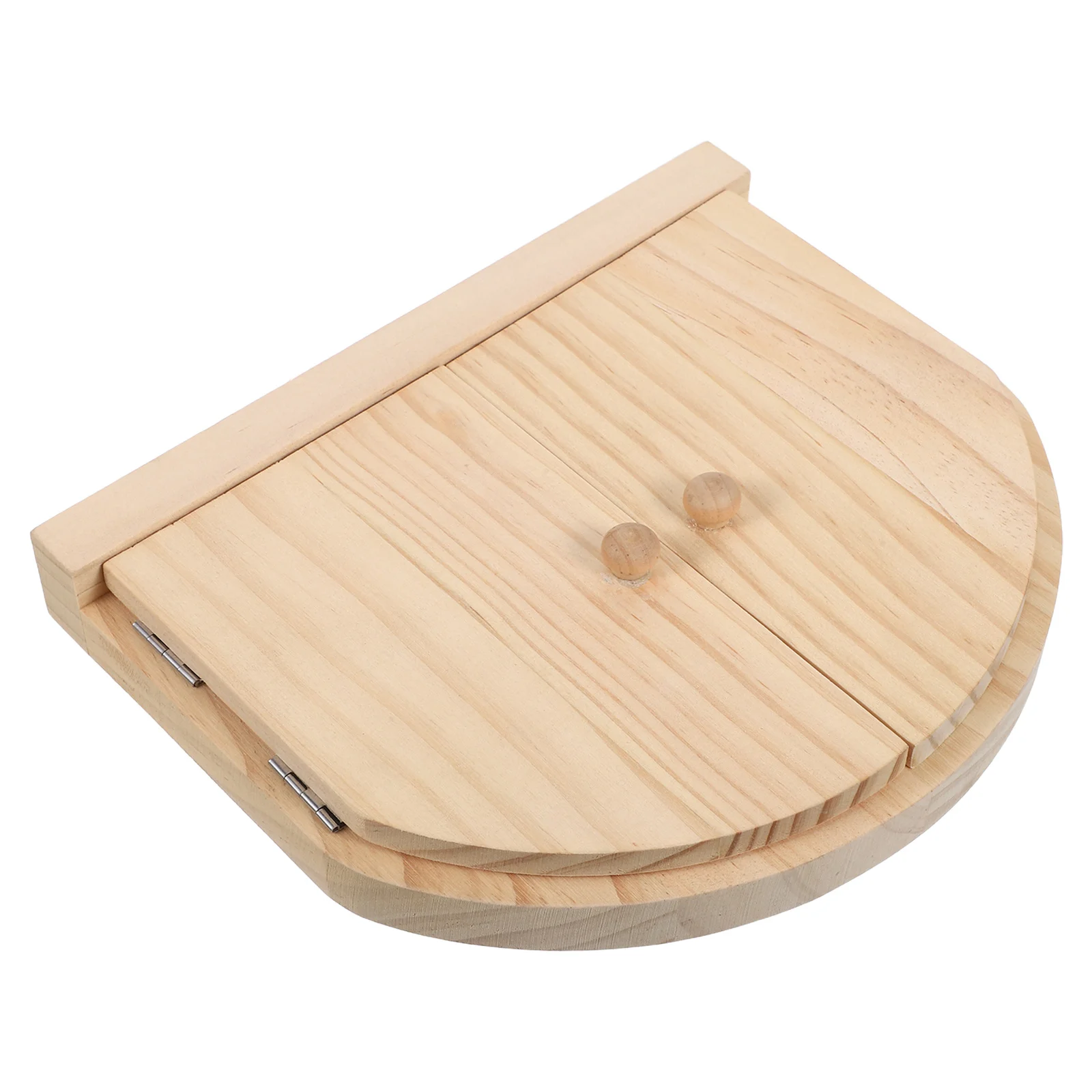 

Wooden Fairy Door Outlet Cover Plate Solid Wood Decorative Wall Protector Pet Safety Dust Proof Switch Guard Self-Adhesive