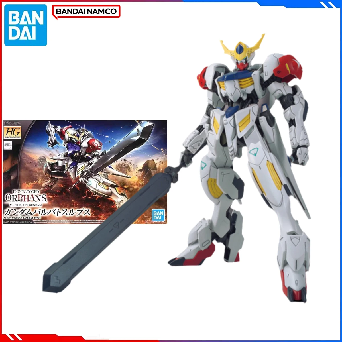 

Bandai оригинальные наборы моделей Gundam HG IBO 1/144, аниме-фигурка Barbatos Lupus, экшн-фигурка, модель игрушки, подарок для детей