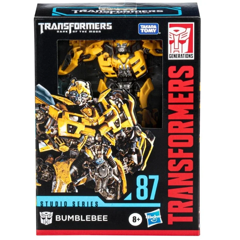 Takara Tomy Transformers D-Class Bumblebee Robot Anime Modelo de Ação Brinquedos, Série SS, SS-87, Número Comum, Presente, DOTM