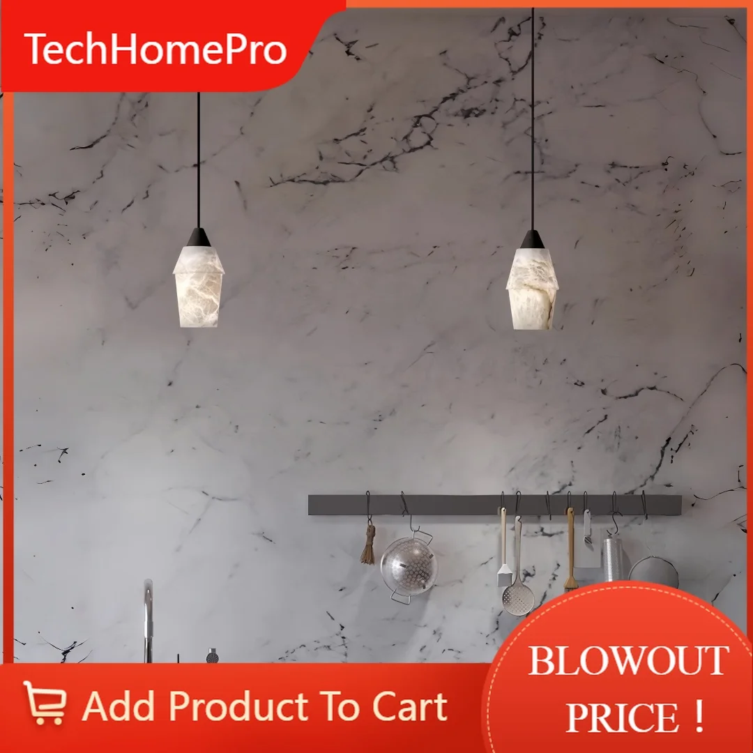 TechHPNordic Wabi Sabi Rattan Pendant Light Natural Handmade Hanging Lamp LED Light Fixture For Dining Room Living Room Home Dec