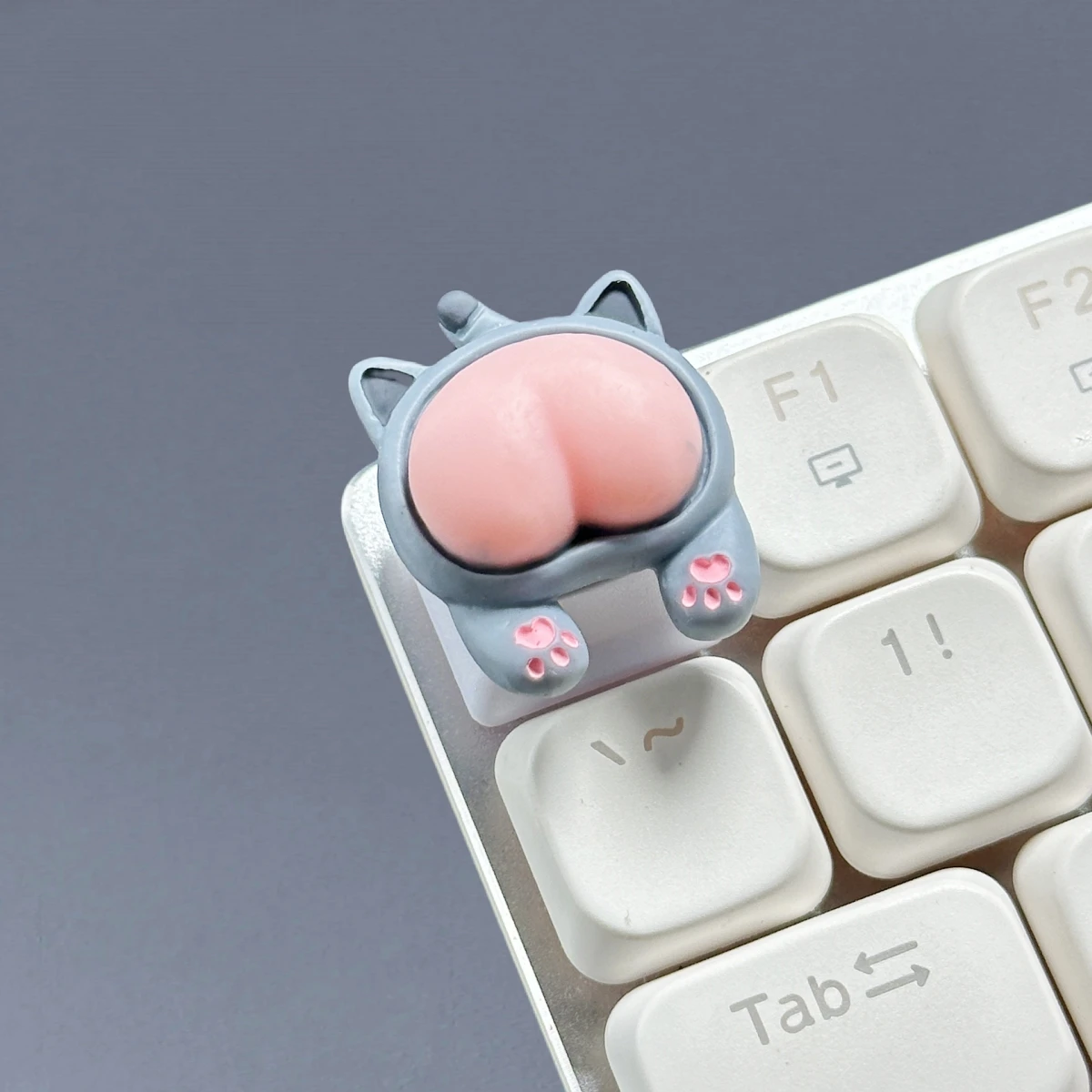 Cat Dog Butt Keycap Animal Pig PP For Mechanical Gaming Keyboard Custom ESC Keycaps Cherry Mx Switch For PC Gift For Birthday